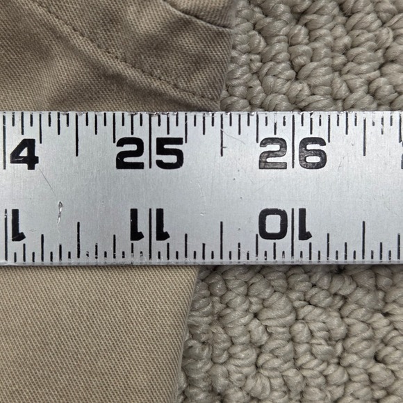 Ralph Lauren Blaire Button Down Long Sleeve Shirt Cotton Tan Mens Medium - Picture 6 of 7